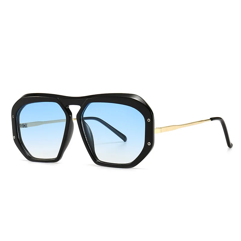 

TEENYOUN 2021 New Cool Polygon For Women Men Luxury Brand Design Eyewear Oculos Eyeglasses UV400 Sunglasses Sun Glasses