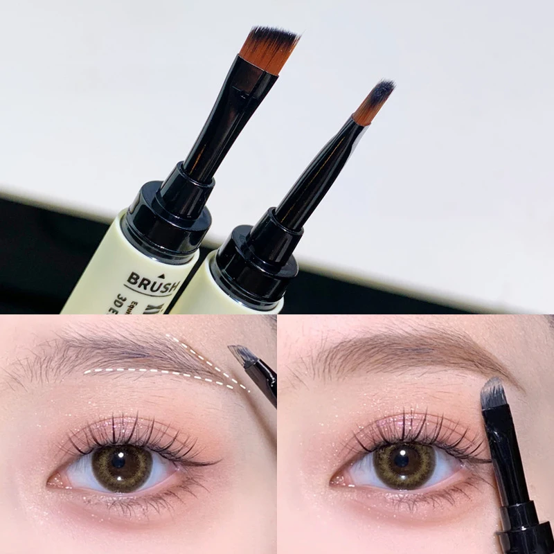 

Double Head Eyebrow Shaping Pencil With Brush Waterproof Natural Lasting Sweat-proof Eyebrow Dye Eye Brow Pen Makeup Cosmetic