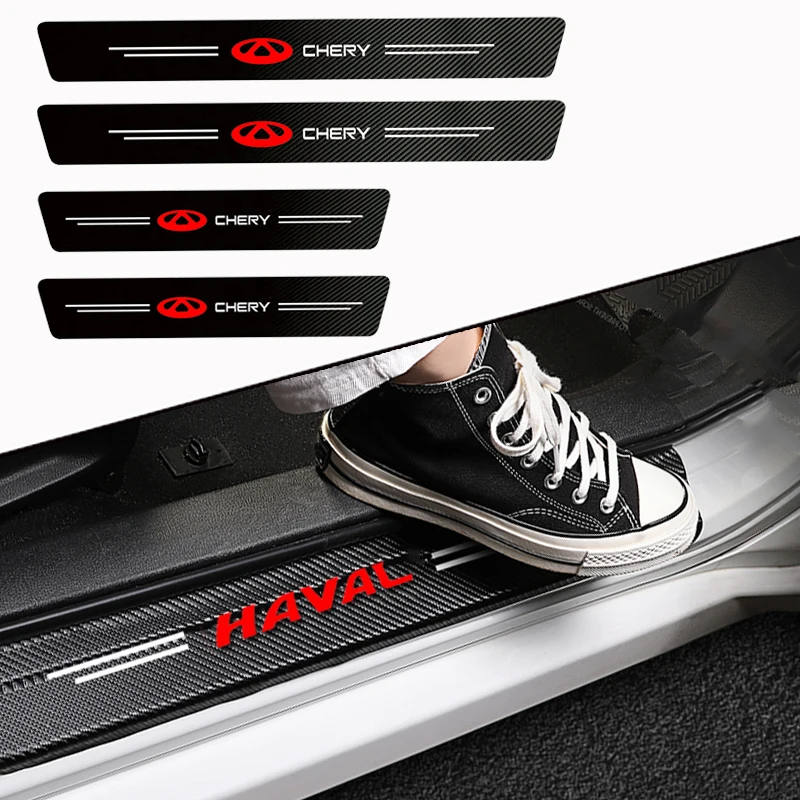 

4pcs New Car Door Protector Stickers Strip Bumper Decal for Nismo R34 Gtr Emblem Watch Nissans Tiida Teana Skyline Accessories