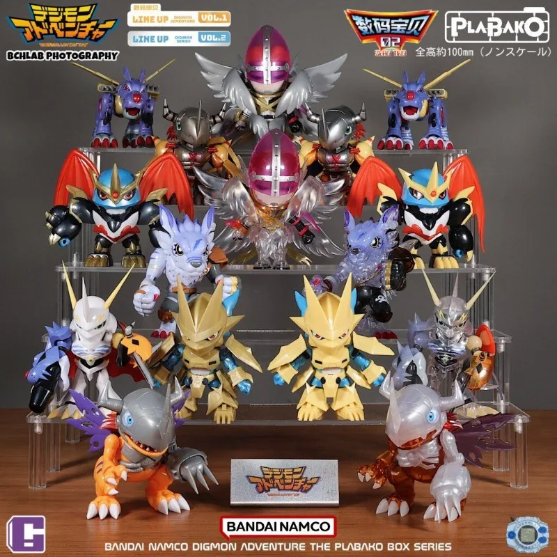 Фото Коллекционная фигурка Bandai Plabako Digimon Adventure 2: Вторая серия, WarGreymon, сборная модель, аниме-фигурка второго поколения №3