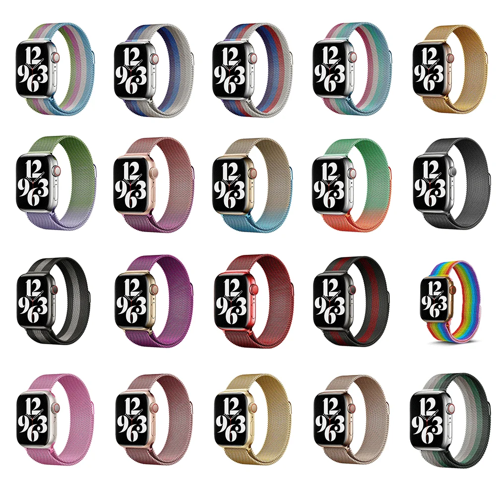 49mm metal Magnetic Loop correa Strap For Apple watch band 44mm 40mm 38mm 42mm bracelet iWatch serie Ultra 8 7 4 3 SE 6 45 41mm