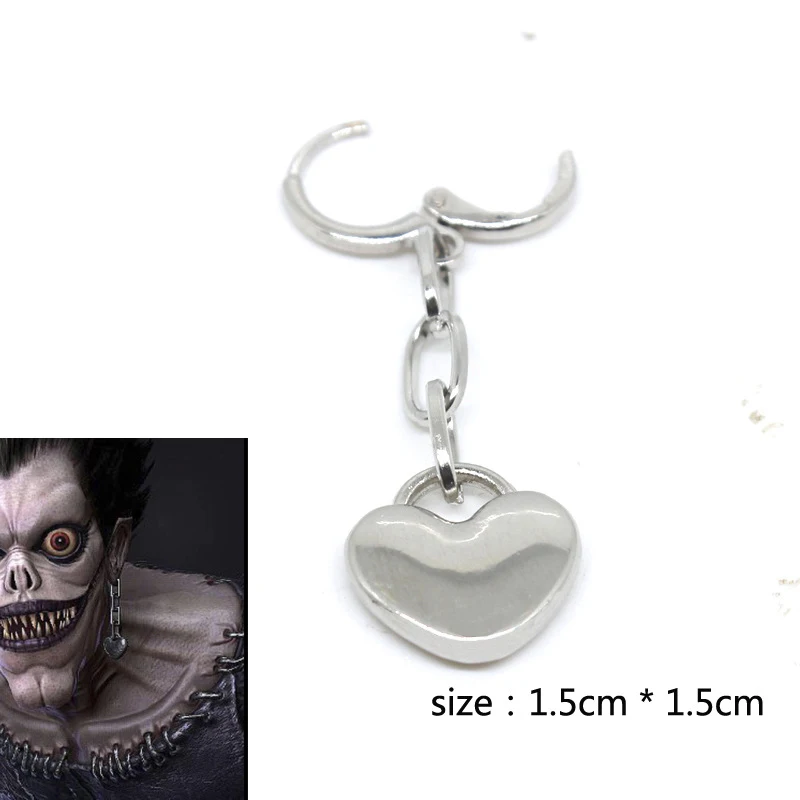 Рюк аниме комплект ювелирных изделий Death Note персонаж металлические подвески