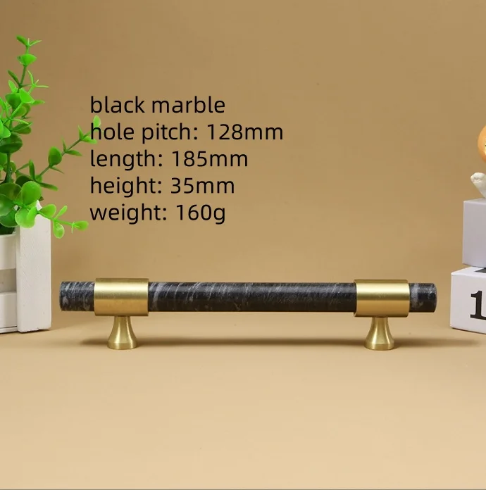 

LCH, новый дизайн, фурнитура в скандинавском стиле, более твердая латунь, натуральный мрамор, ручка для шкафа, выдвижные мебельные ручки