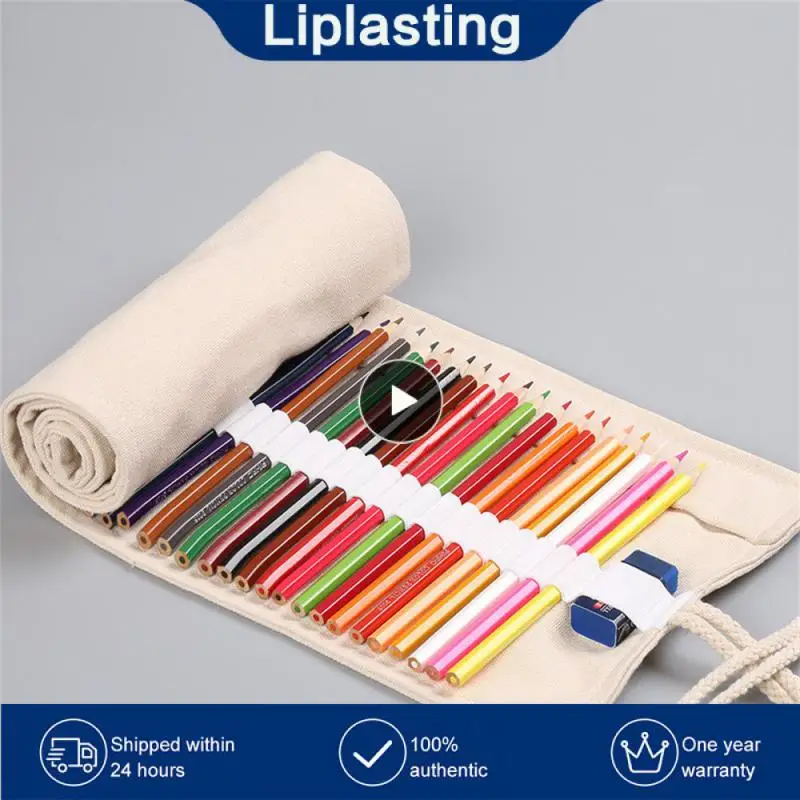 

Эластичная розетка, канцелярские принадлежности, занавес для ручек, 12 отверстий, Холщовый материал, сумка для хранения с 24 отверстиями, ручка-карандаш, экономит место, много применений