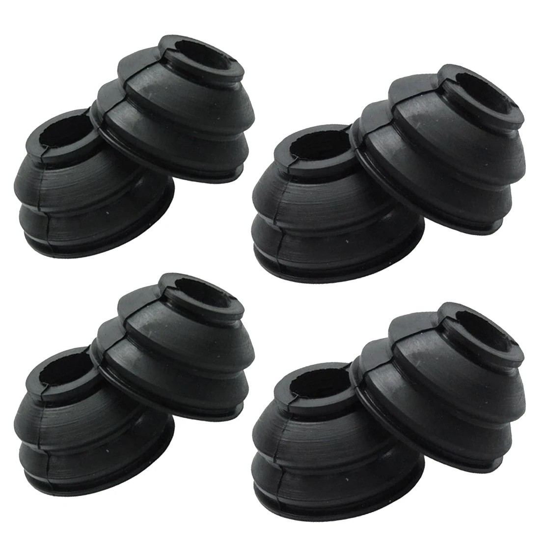 

8pcs/Set Universal Car Vehicle Ball Joint Track Rod End Dust Boot Cover Kit Black Rubber