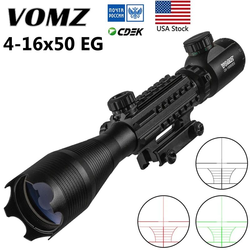 Тактический Оптический прицел VOMZ 4-16x50 AOE EG, голографический прицел для охоты с оленем, рыболовный прицел