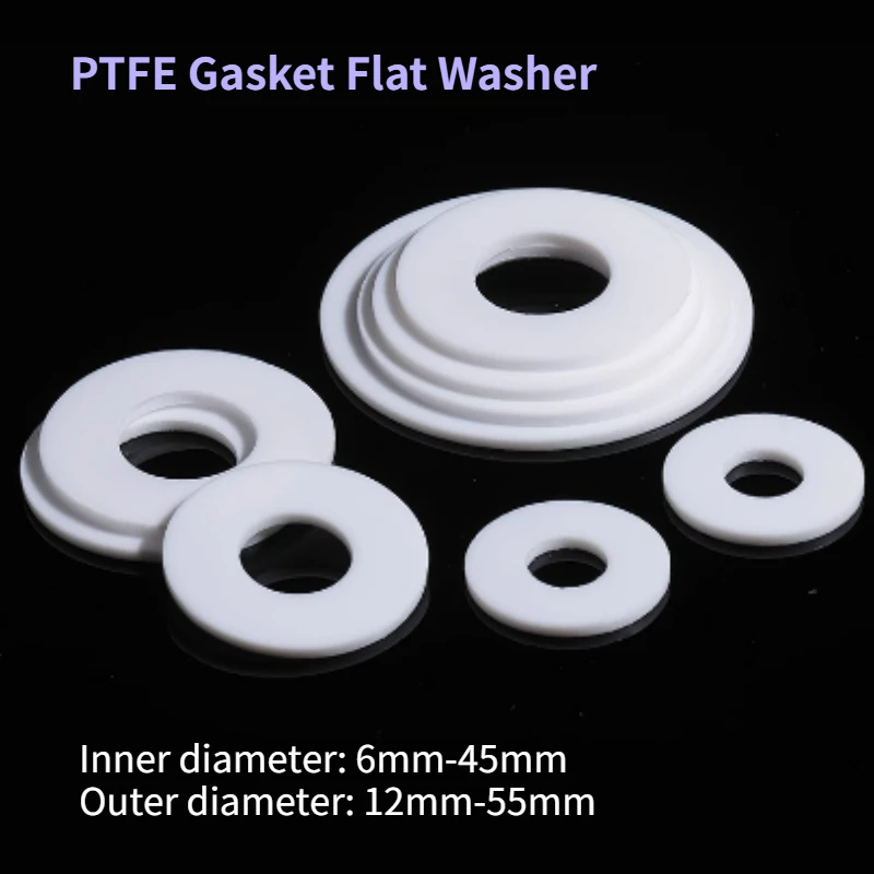 20-200 шт. прокладка из ПТФЭ плоская шайба толщина 2/3 мм внутренний диаметр 6 ~ 45