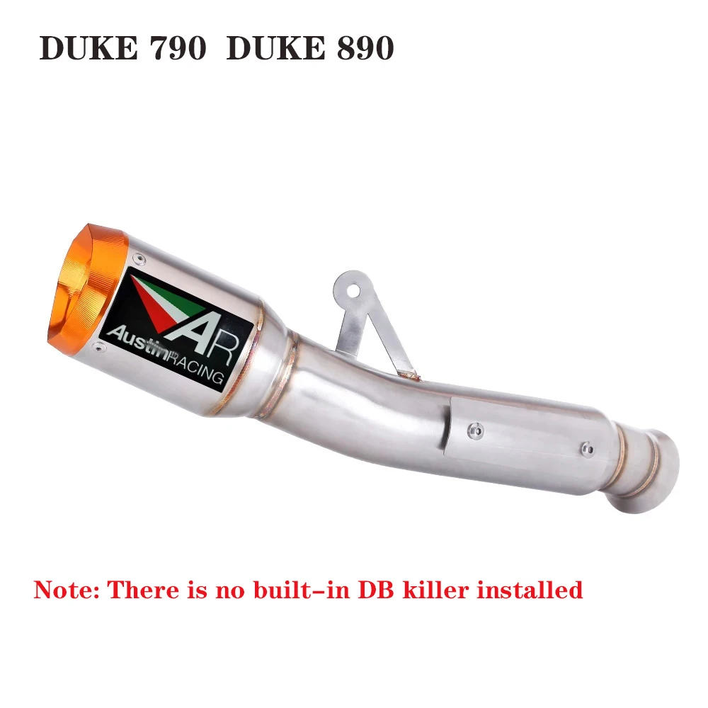 

Выхлопная труба для мотоциклов KTM R2R -790 DUKE, DUKE 790, DUKE 890 2018-2022, 2025 ADV, индивидуальная, с интегрированным AR-покрытием, оранжевая.
