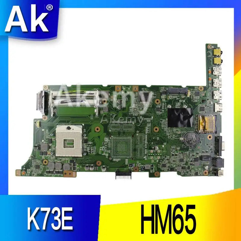 Материнская плата AK K73E/K73SD для ноутбука ASUS K73E K73SD K73S K73SV K53SJ P73E протестированная