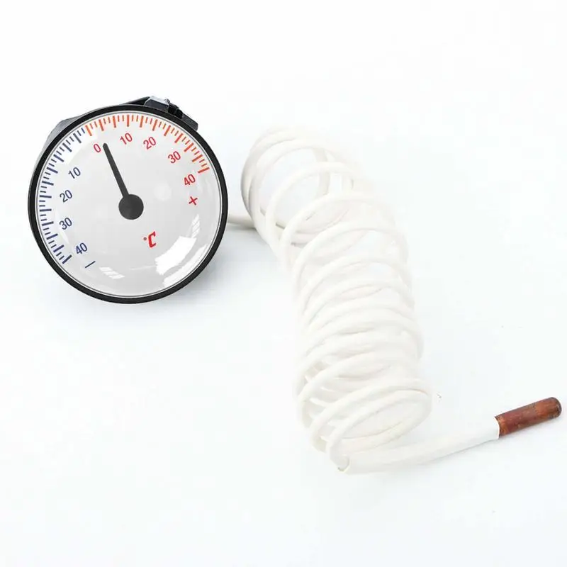 

Паровой капиллярный телефон, 56-дюймовый капиллярный-40/40 температурный диапазон, внутренний циферблат, термометр для холодильников