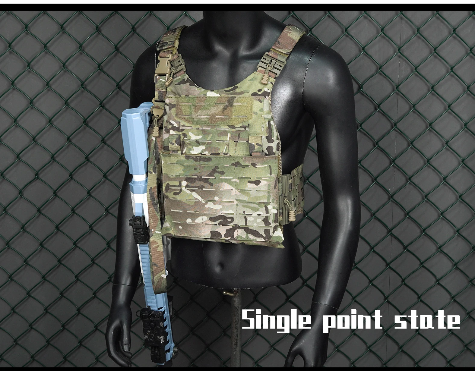 Фото Dm gear страйкбол X Slingster Mk2 Мультикам строп 2-точечный строп для винтовки охотничий Пистолет Аксессуары тактическое снаряжение военное снаряже... №2