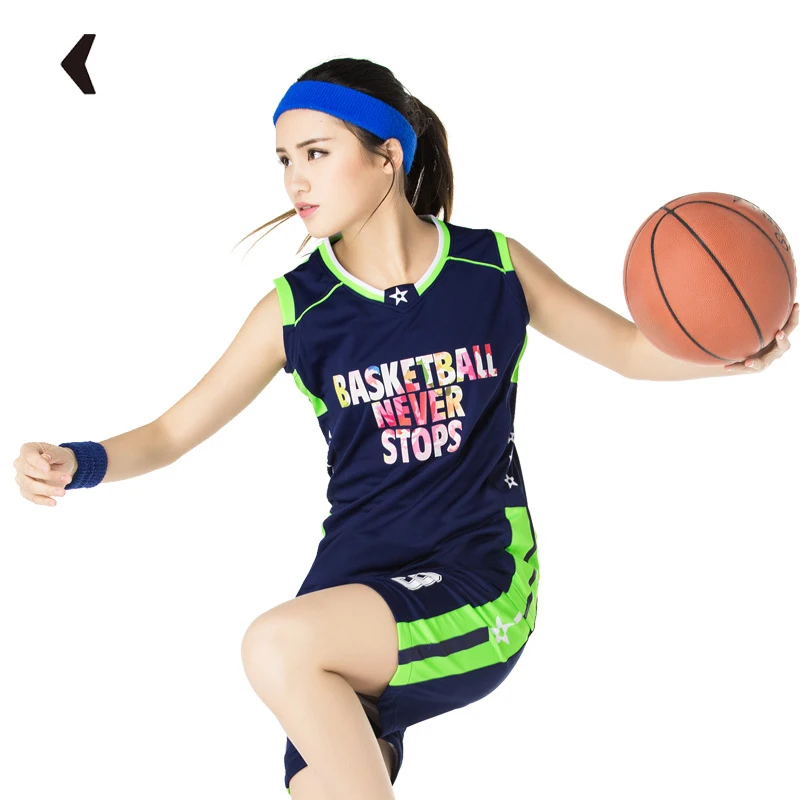 Баскетбольная майка для девочек индивидуальный дизайн с цифрами красочная