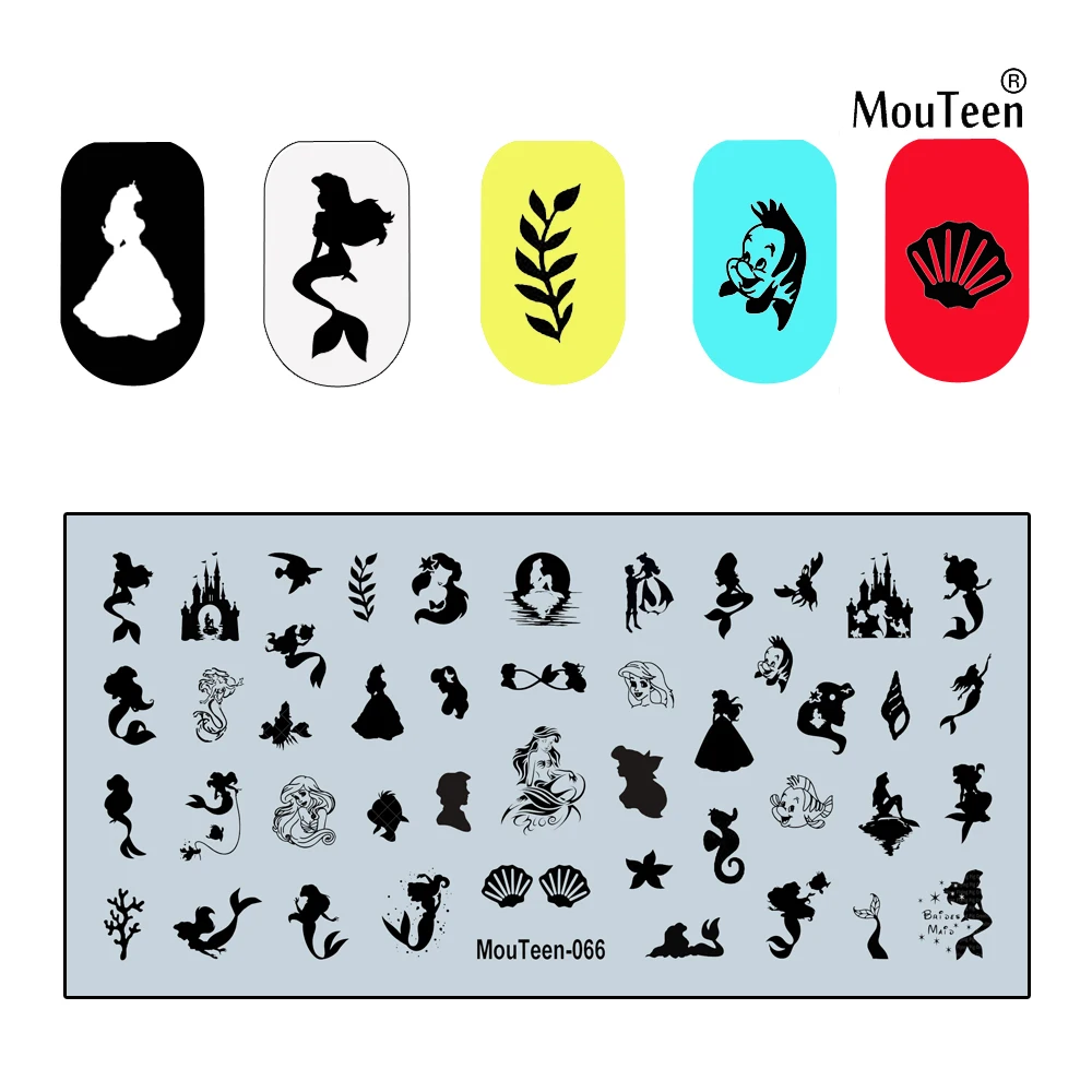 Ветер судьбы Нейл-стемпинг Красотка и Принц Пластины История Ветра #067.