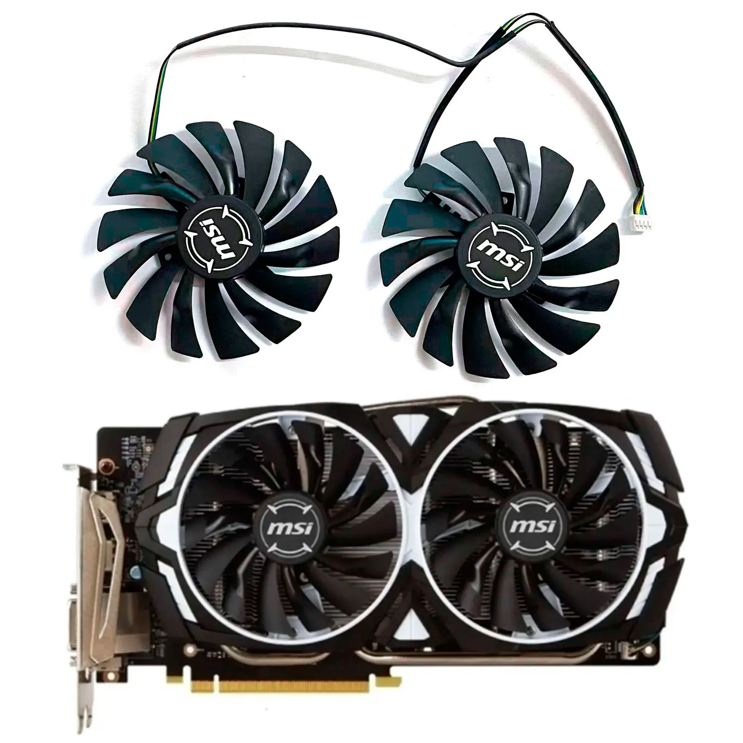 Совершенно новый вентилятор для шарового графического процессора 95 мм 4PIN PLD10010S12HH