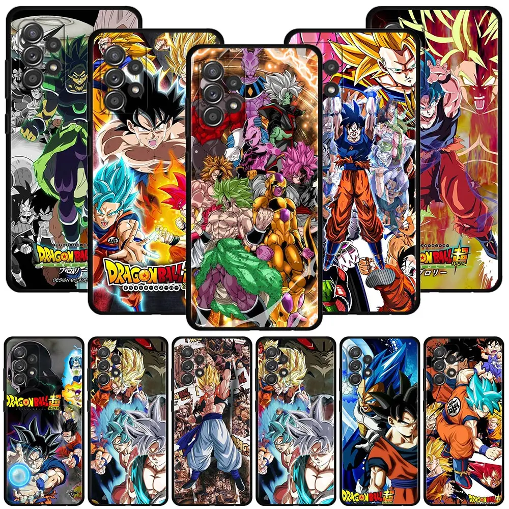 

For Samsung A12 A52 A51 A32 A21s A13 A33 A53 A73 A23 A71 A31 A02s A72 A41 A03s A22 A52s Phone Case Dragons Ball Super Goku