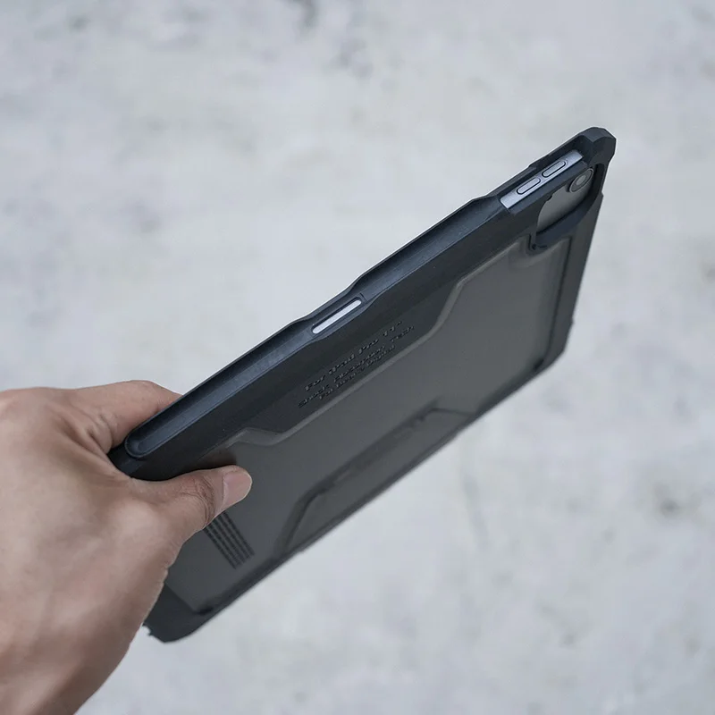 Фото FATBEAR [для Apple iPad Air 6 11 дюймов 13 дюймов M2 2024] тактический военный класс Прочный противоударный армированный буфер мягкий чехол №3