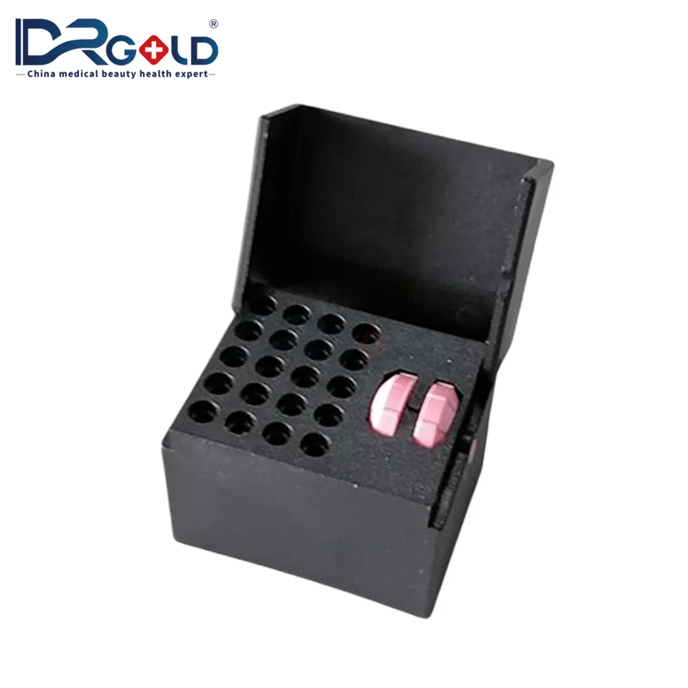

Dental Disinfection Autoclavable Endo Files Holder Box 20 Holes for Dentist Tool Root Canal Endo File Counter Instrument Tips