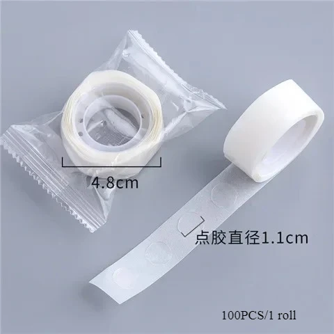 Двусторонний прозрачный клейкий скотч 100/200 шт