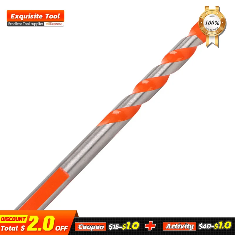 

1pcs 6/8/10/12mm Alloy Ceramic Wall Drill Bit Set Anti-skid Triangle Shank Hole Opener For Tile Glass Brick Woodworking Center