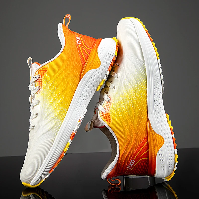 New Running Shoes Men's Comfortable Marathon Shoes Men's Outdoor Light Racing Training Jogging Shoes