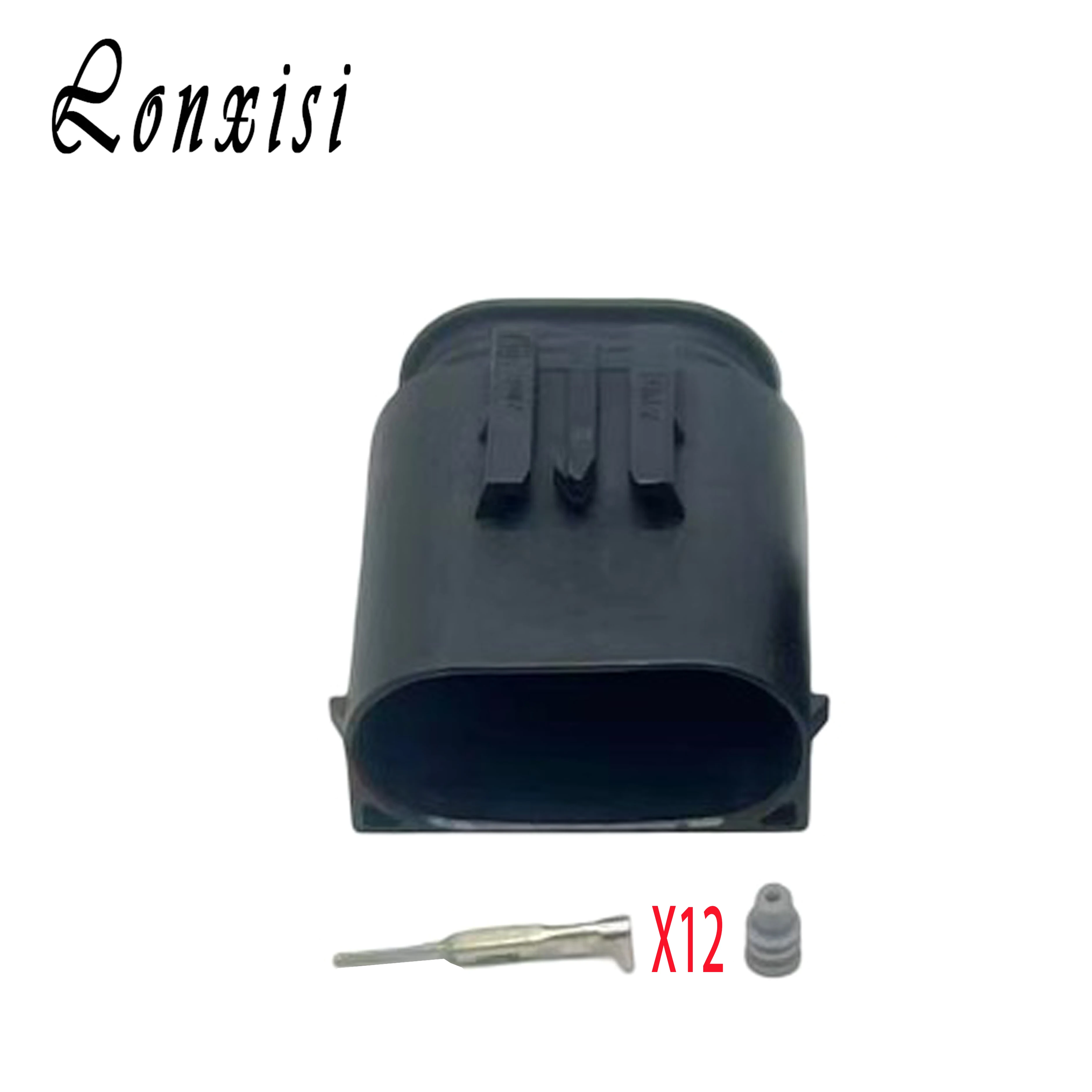 

1/5/10/20 комплектов 12-контактный автомобильный разъем TE, датчик рулевого управления LCA, разъем радара заднего хода 1- 967680 -1 для BMW VW Audi Porsche