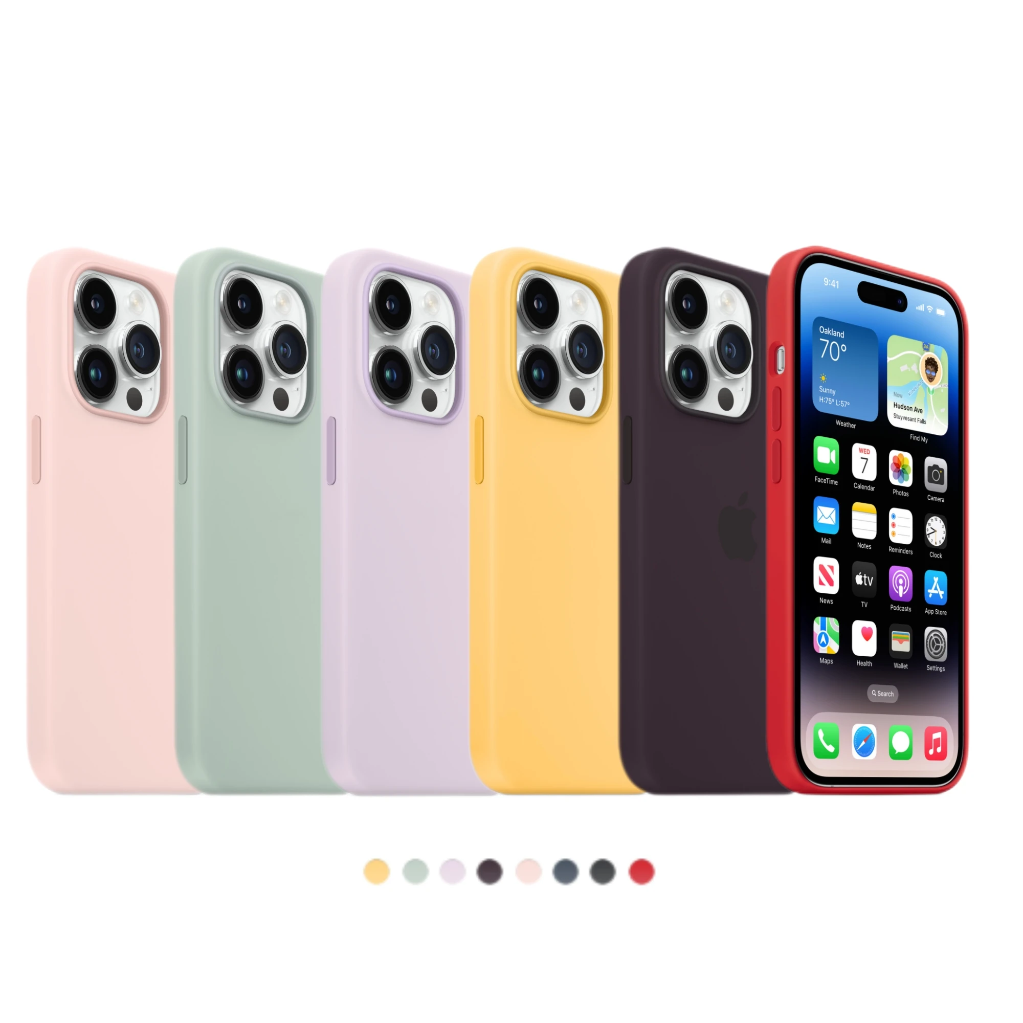 

Original Magnetic Apple Case Magsafe Liquid Silicone For iPhone 14 Pro Max Plus 14Max Case Wireless Charging Full Protect Cover