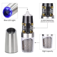 electric automatic mill pepper and salt grinder kitchen tools
