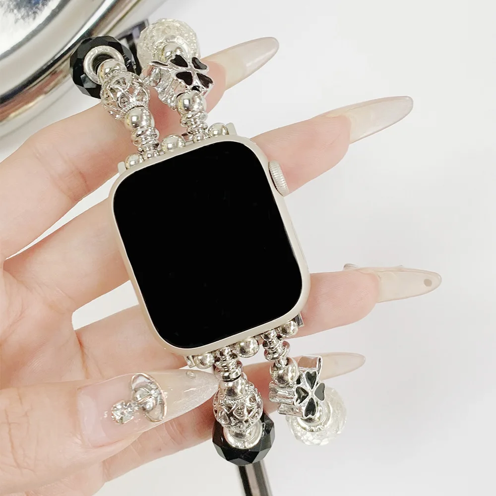 Pandora Strap for Apple Watch 8 Ultra 49mm 7 6 SE 5 4 Band 40MM 44mm 41MM 45MM Women Metal Watchband iwatch Accessories Bracelet