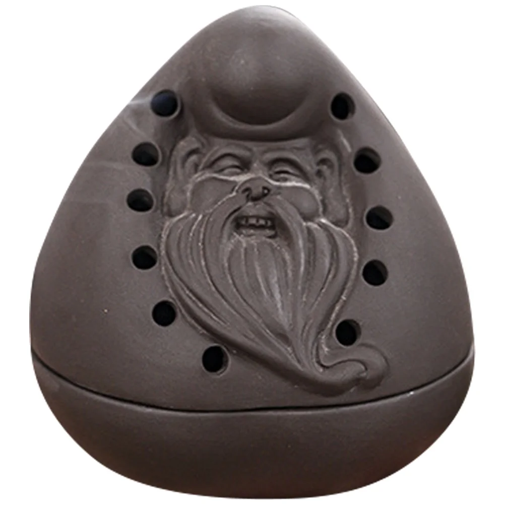 

Burner Adorn Chic Censer Decor Aroma Ceramic Backflow Ornament Desktop Adornment Shape