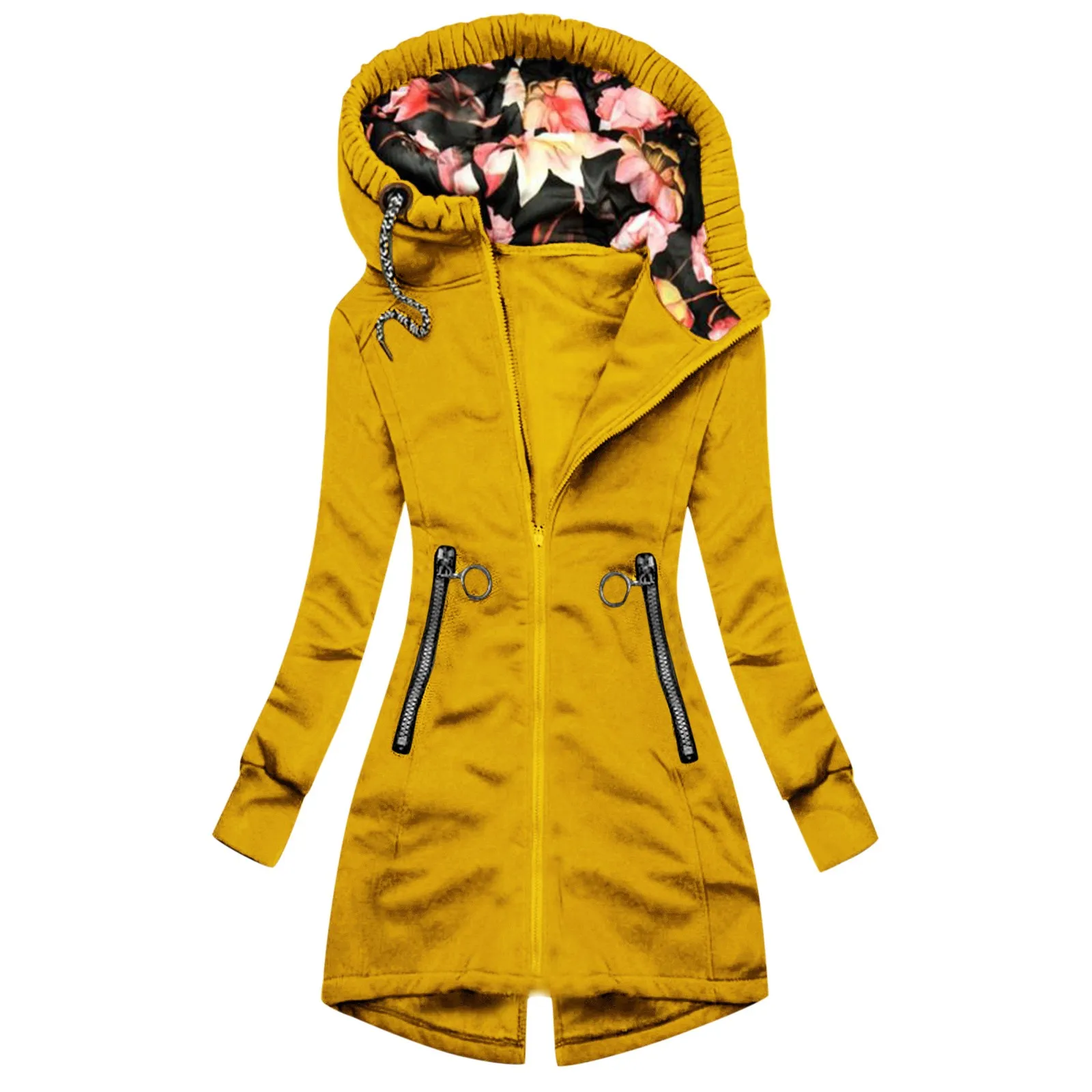 

Женское зимнее пальто с капюшоном, теплая однотонная выгодная длинная куртка с капюшоном, уличная походная ветрозащитная парка, пальто, Женское пальто, блейзер