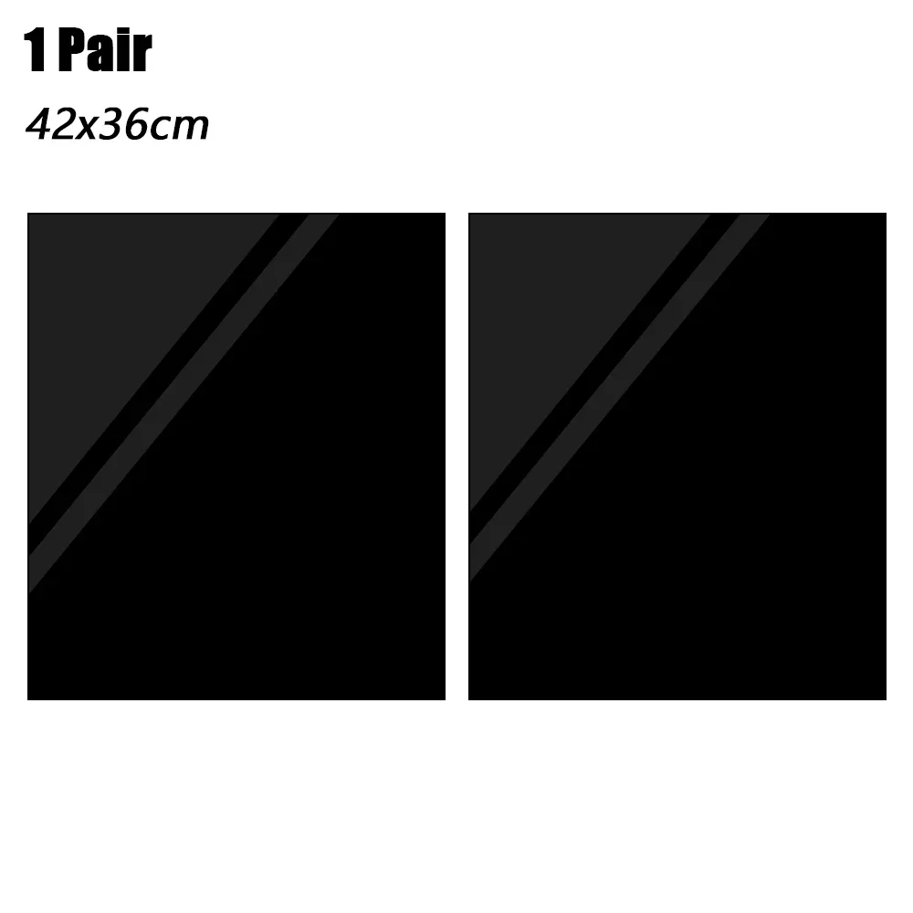 

Черная электростатическая автомобильная тонировочная пленка 2 штуки