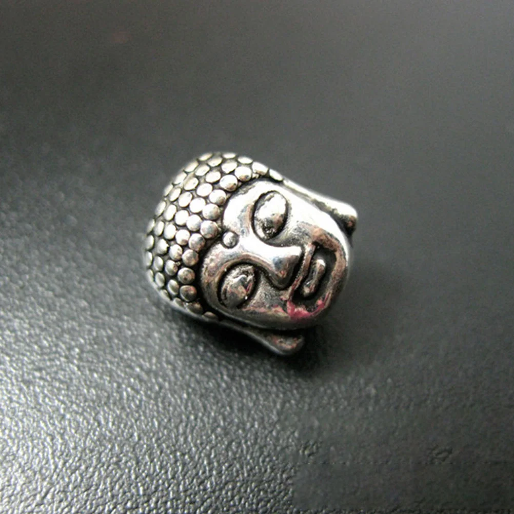 80 шт. двусторонняя головка Будды из сплава разделительная бусина рамка для