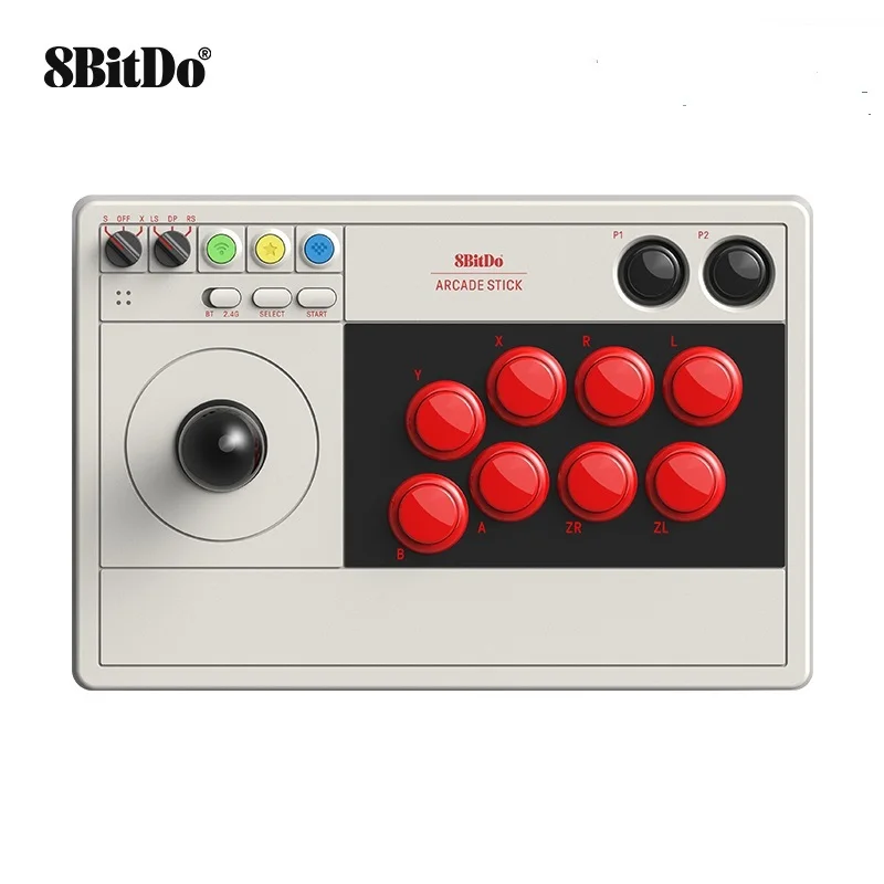 8Bitdo Arcade Stick 2.4G Receiver USB Wired Wireless Bluetooth Gamepad for Nintendo Switch Windows