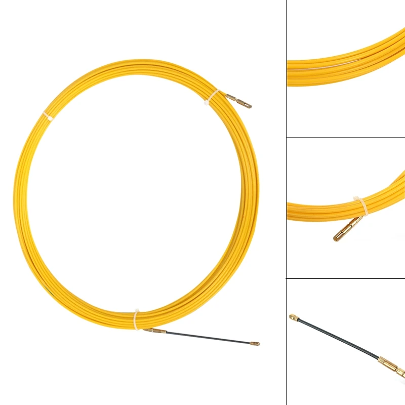 

Electrician Hard Glass Fiber Plastic Steel Wire Dark Channel Pipe Hole Cable Puller Through Wall Line