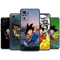 dragon ball z anime phone case for xiaomi redmi note 11 10 9 8 pro 7 9s 8a 10s 11s cover son goku drawings for red mi 8pro 10pro