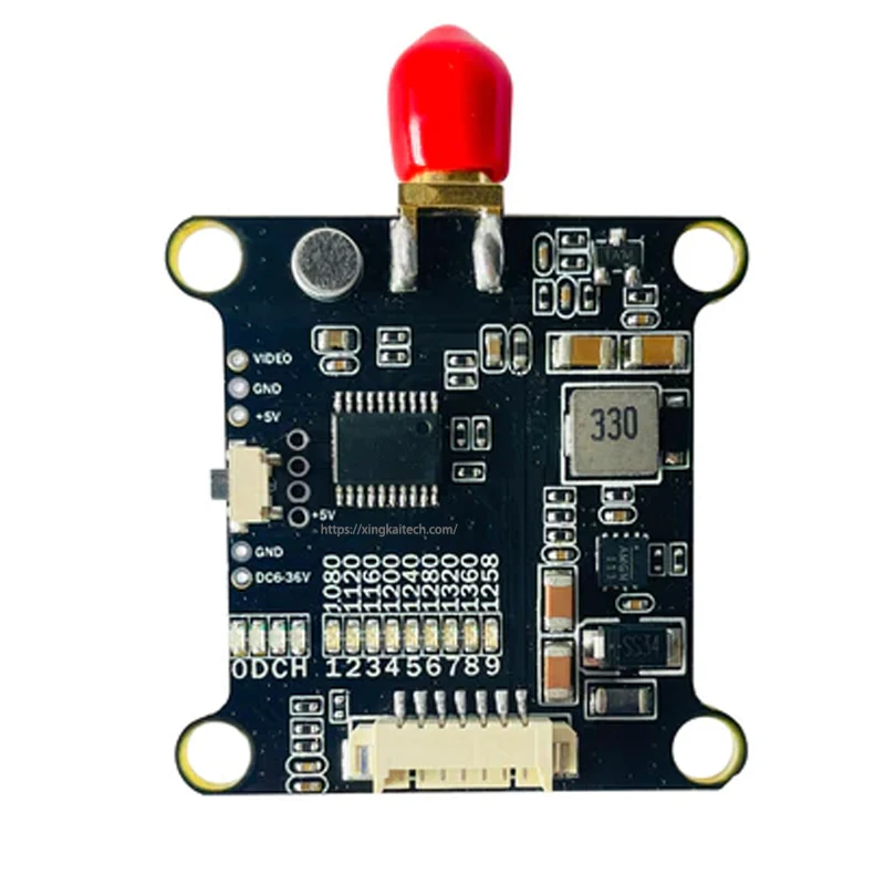 1 2G 800 МВт 25 МВт/200 9CH VTX переключаемый модуль передачи видеопередатчика 1060 МГц-1380