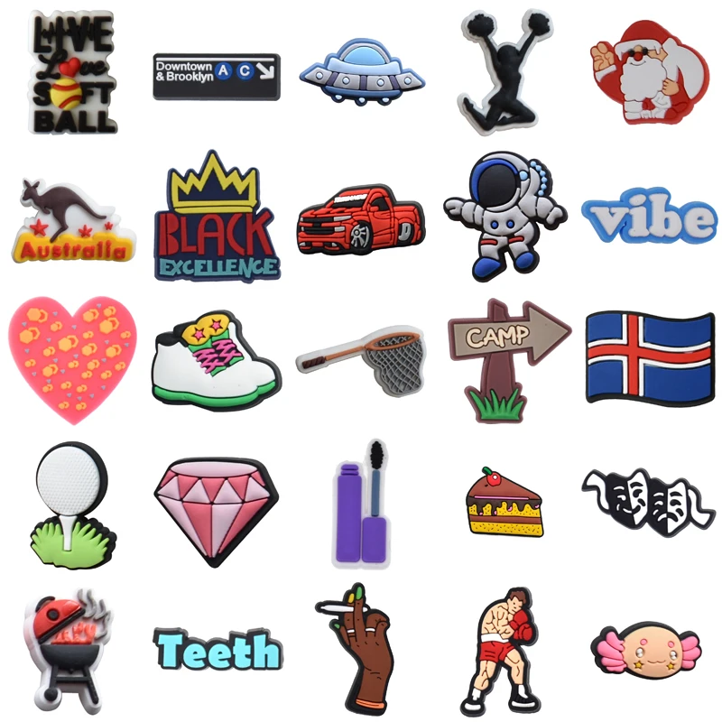 

Xmas Gifts for Croc Charm Women Shoe Charms Jeans Decorations Sets Kids for Crocs Charms Designer Summer Pins Shoes Accessories