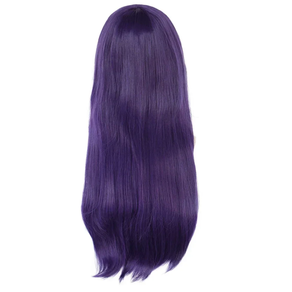 DDLC Doki Literature Club Юрий Косплей Парик Фиолетовый Длинные Термостойкие Синтетические
