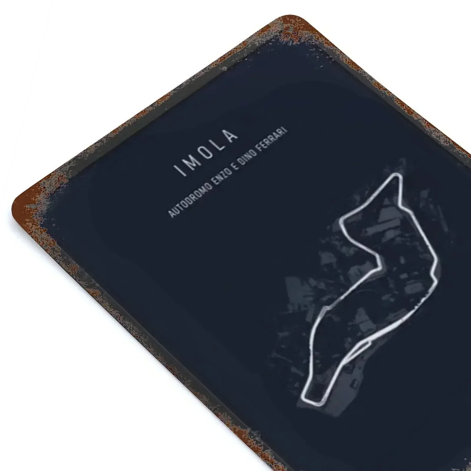 Imola Monaco Track Thetic Motorsport Race Постер Металлическая Настенная Художественная