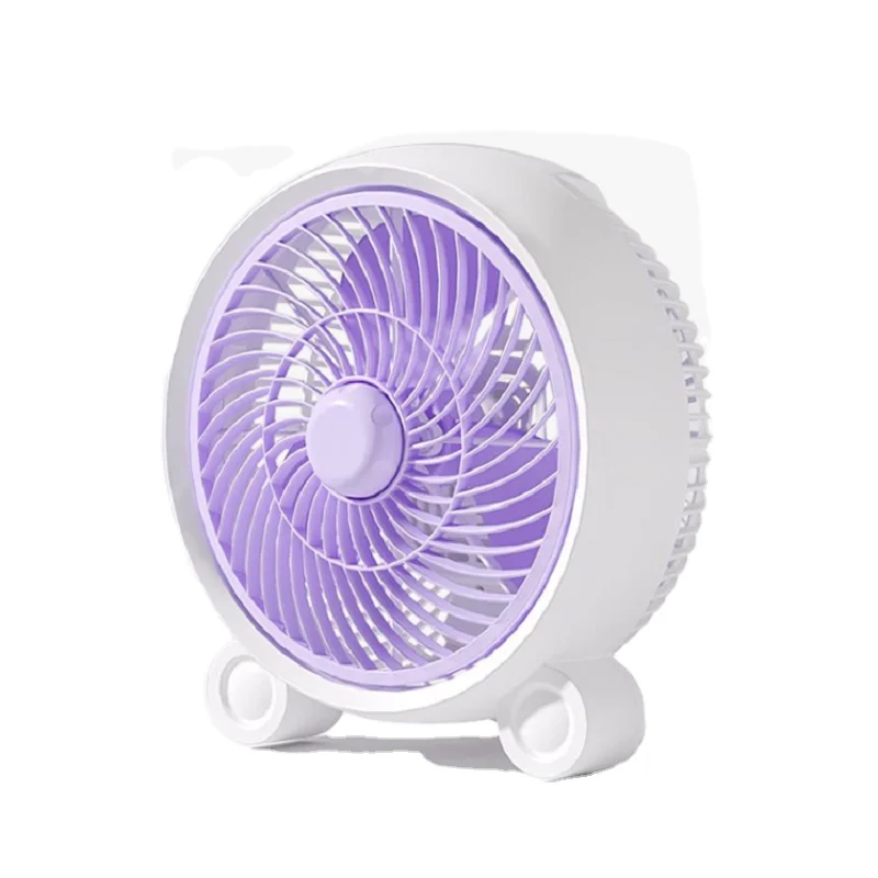 

Electric Fan Small Household Portable Mobile Mute Desktop Powerful Wind Fan Office Table Student Dormitory