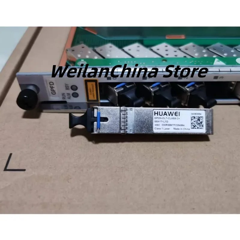 Original Hua wei 16 Ports GPFD GPON Board with 16pcs class B+/C+/C++ SFP modules for MA5683T / MA5680T / MA5608T OLT China Store