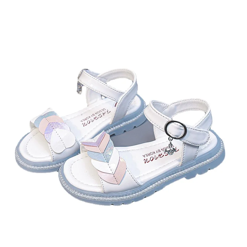 

Girls Sandals Princess Shoes Fashion Sandals Children's Soft Bottom Non-slip Beach Shoes Fashion Sandal Summer Baby Girl Shoes