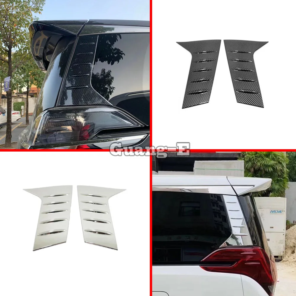 

Треугольный спойлер для наружной и задней двери автомобиля, с-образная рамка для крыльев колонны, отделка для Toyota Alphard Vellfire 2016 2017 2018 2019 2020
