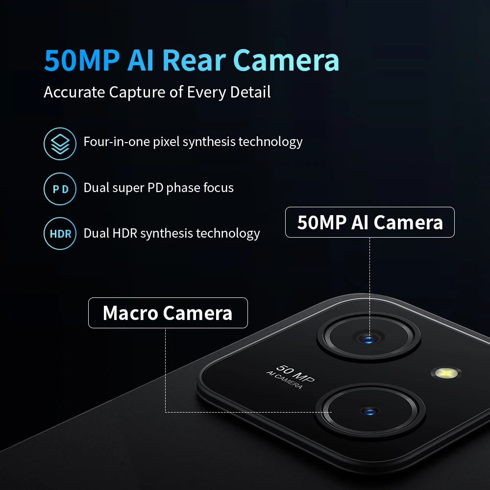 FreeYond 2023 New Phone M5A 256GB ROM 8GB RAM 50MP Cellphone 6.6