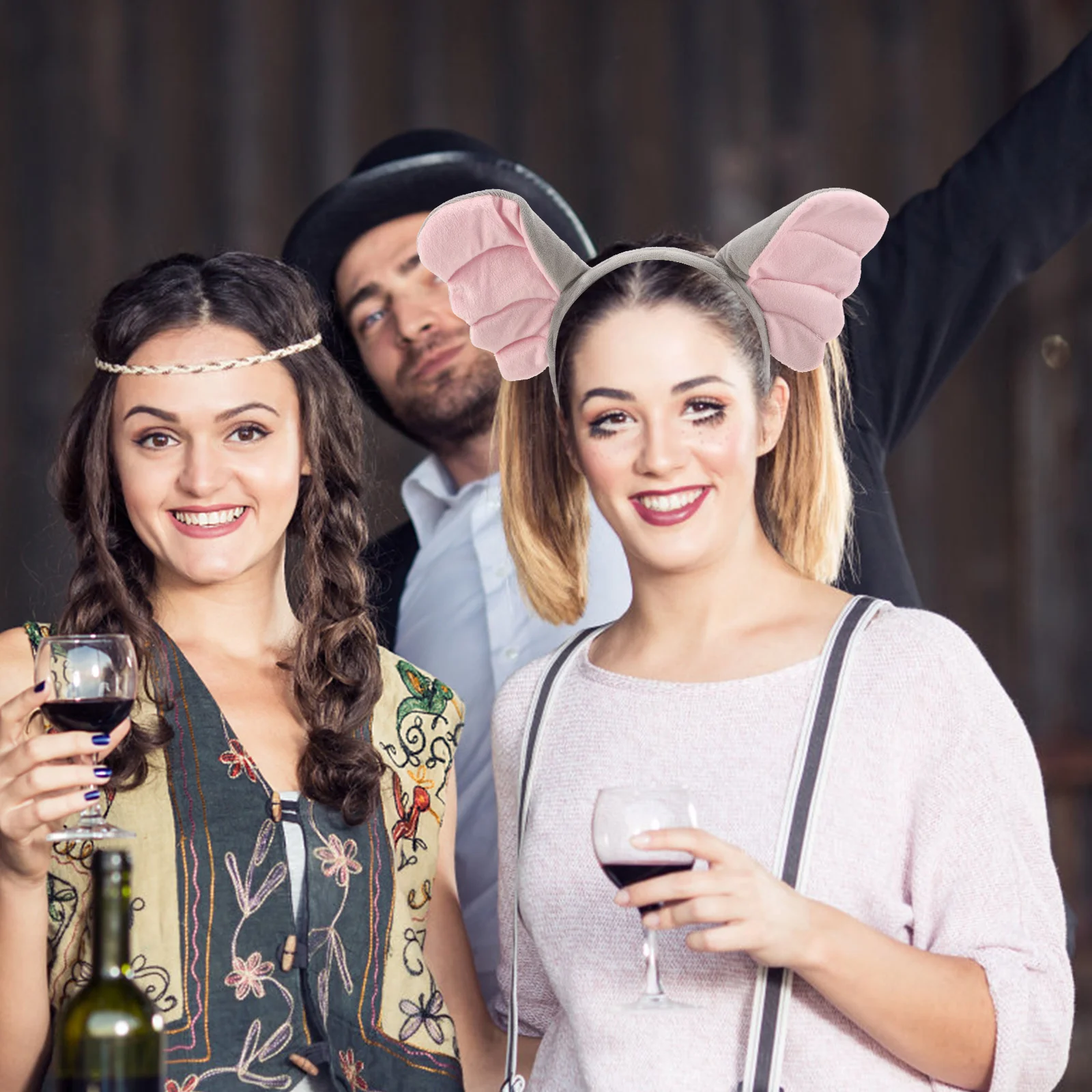 

Autumn And Winter Miss Mens Halloween Costumes Adult Fabric Elephant Ears Tail Women