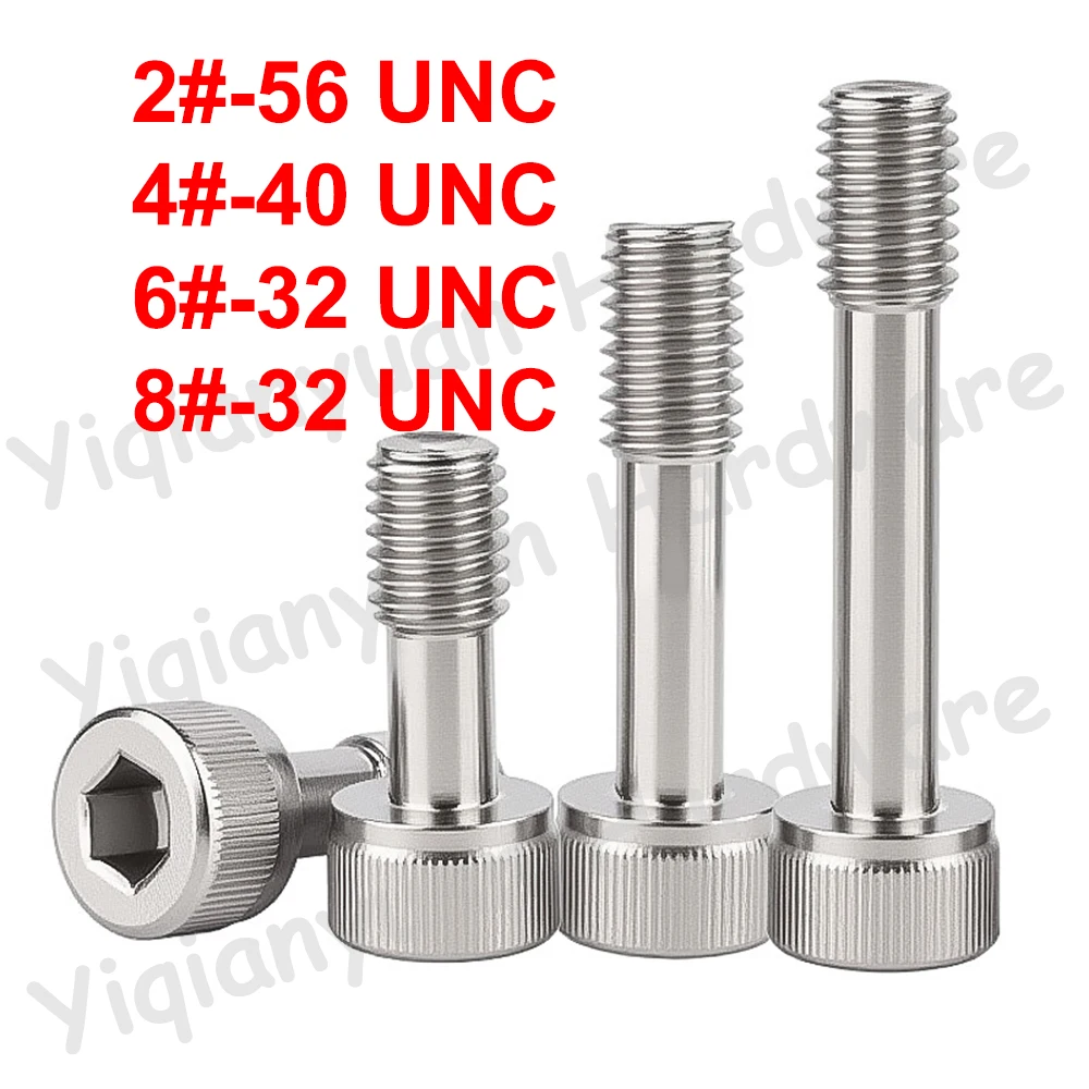 

Иньяньань 2 # 4 # 6 # 8 # Резьба UNC DIN912 SUS304, винты с шестигранной головкой из нержавеющей стали с шестигранной головкой, свободные болты, не ослабивающие