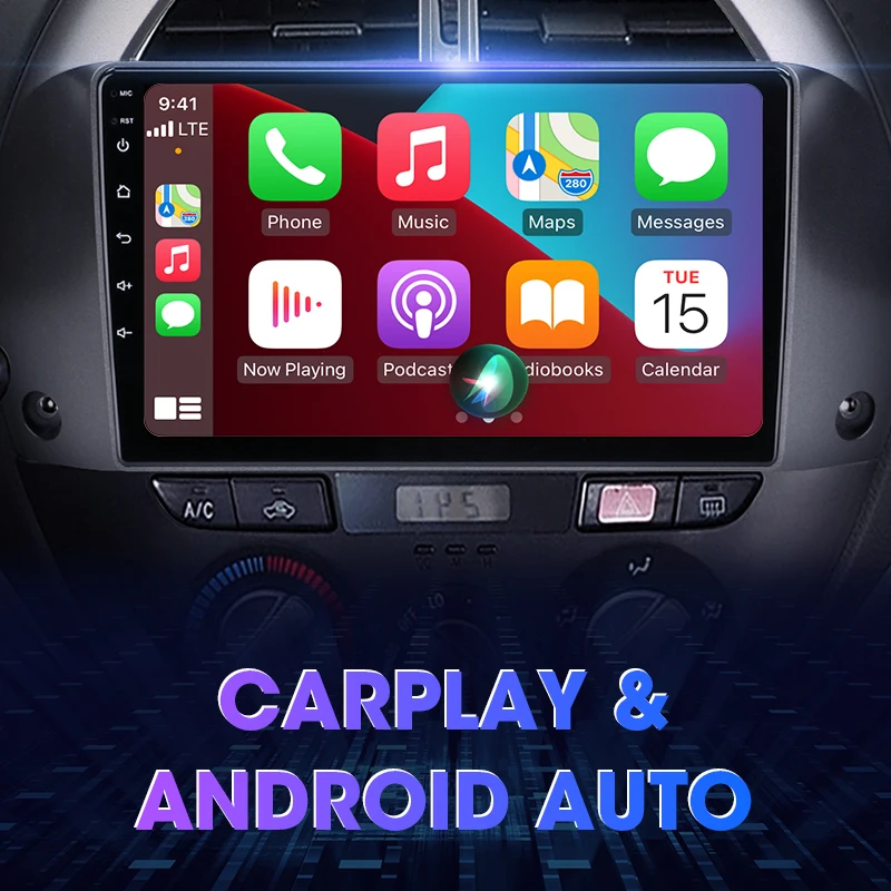 JMCQ 2 Din Android 11 Автомобильное радио для Toyota RAV4 Rav 4 2001 2002 2003 2004 2005 2006 Мультимедийный видеоплеер навигации Carplay.