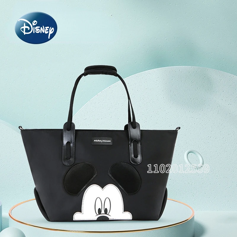 Disney Mickey Minnie Original New Diaper Bag Handbag Cartoon Cute Baby Diaper Bag High Capacity Baby Bag High Quality Handbag
