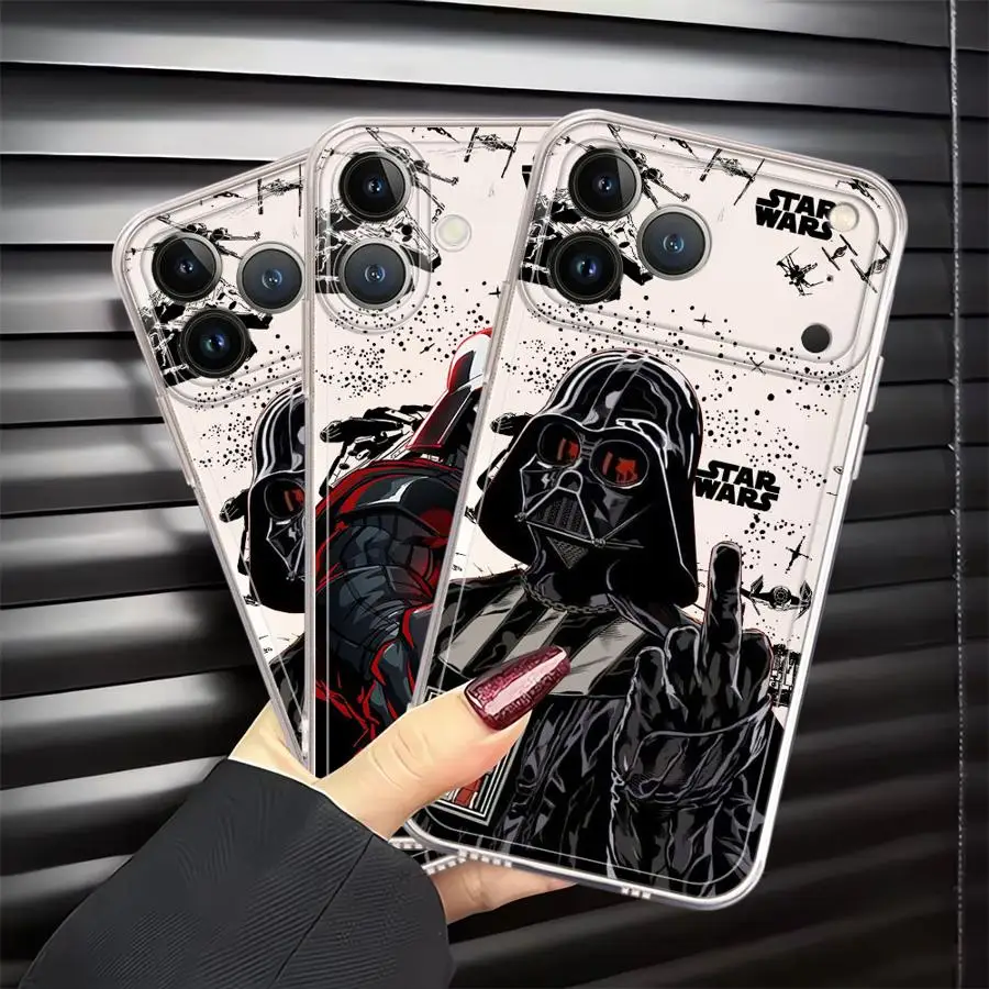 Фото Чехол S-Stars Wars для iPhone 17 Pro Max 14 Plus 11 XS Max XR 16 15 7 8 12 Mini Air 13 Pro, мягкий чехол для телефона №2