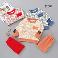 boys and girls jackets childrens spring and autumn clothes baby spring suits sweater boys and girls tops and pants 2 piece set